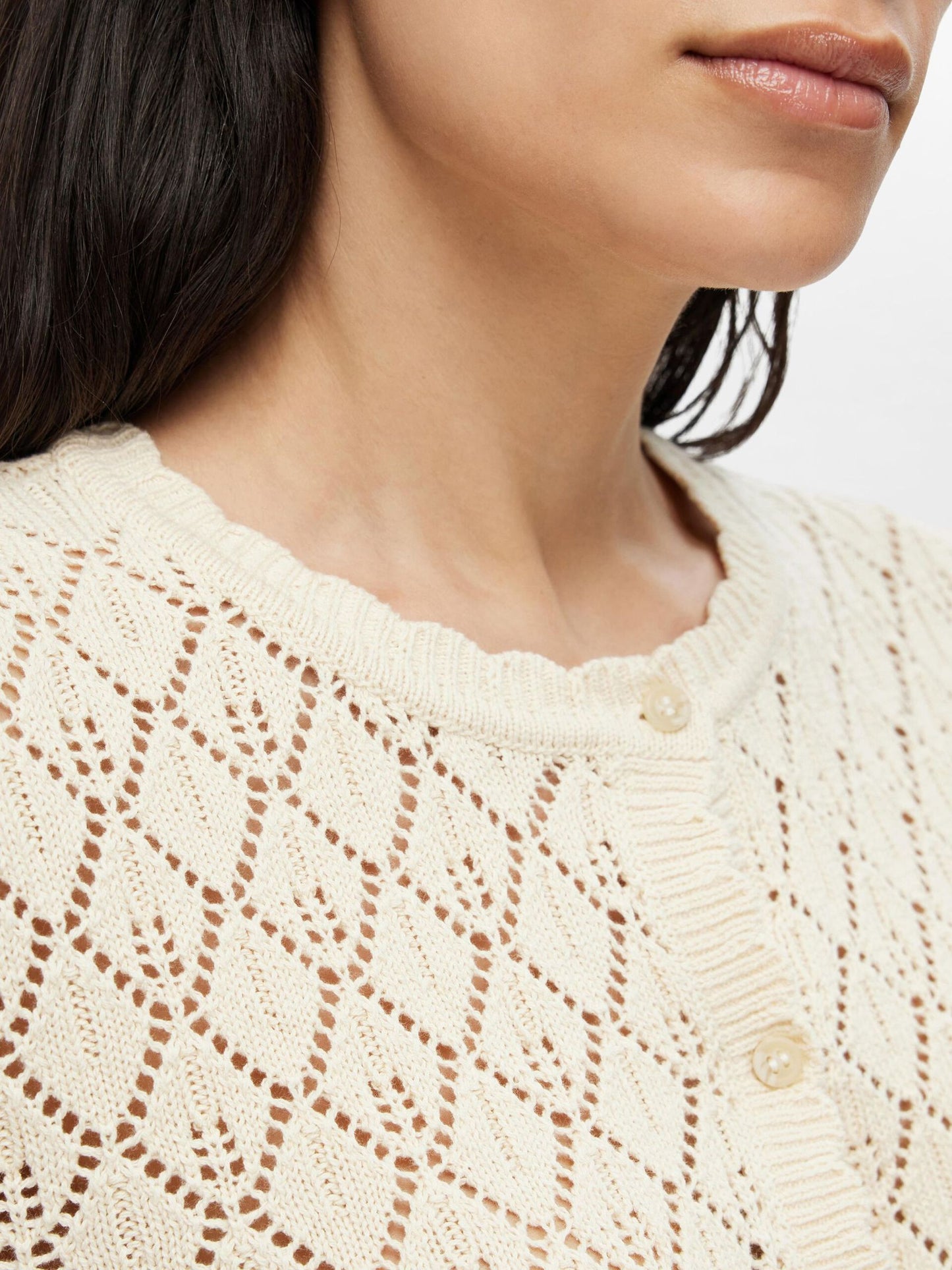 Selected Femme Sofia Knit Cardigan - Birch