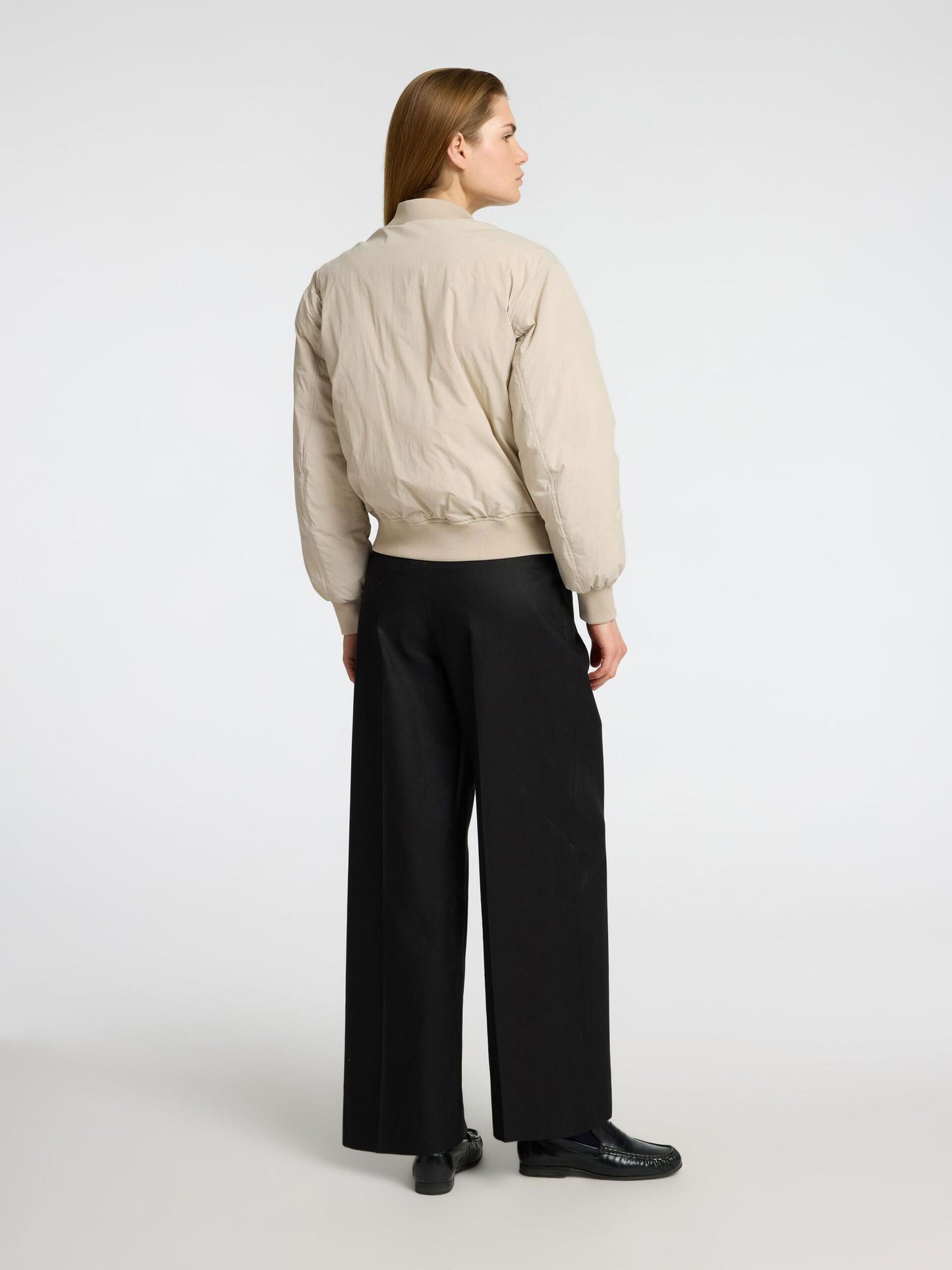 Selected Femme Emma Bomber Jacket - Beige