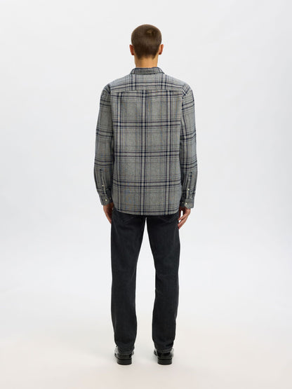 Selected Noah Long Sleeve Shirt - Sky Captain