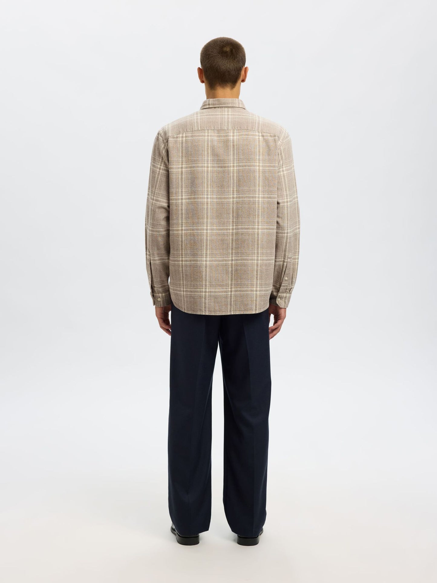 Selected Noah Long Sleeve Shirt - Asparagus