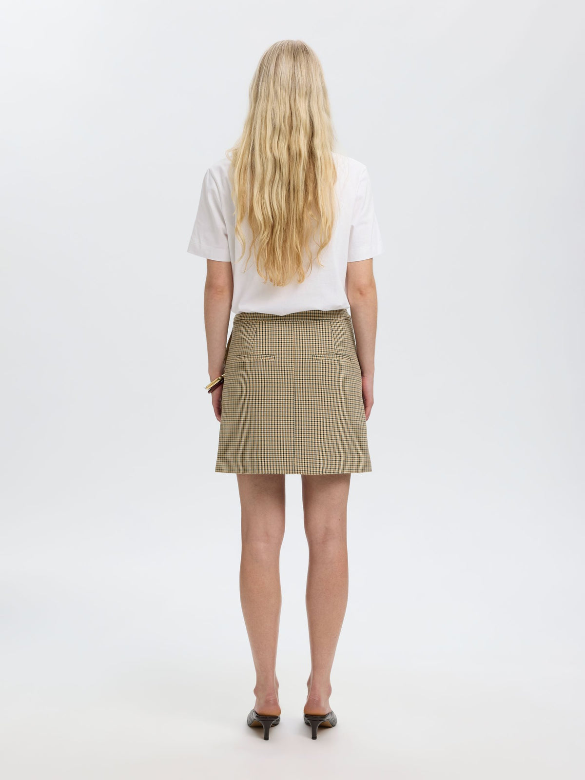 Selected Slwelara Mini Skirt - Monks Robe