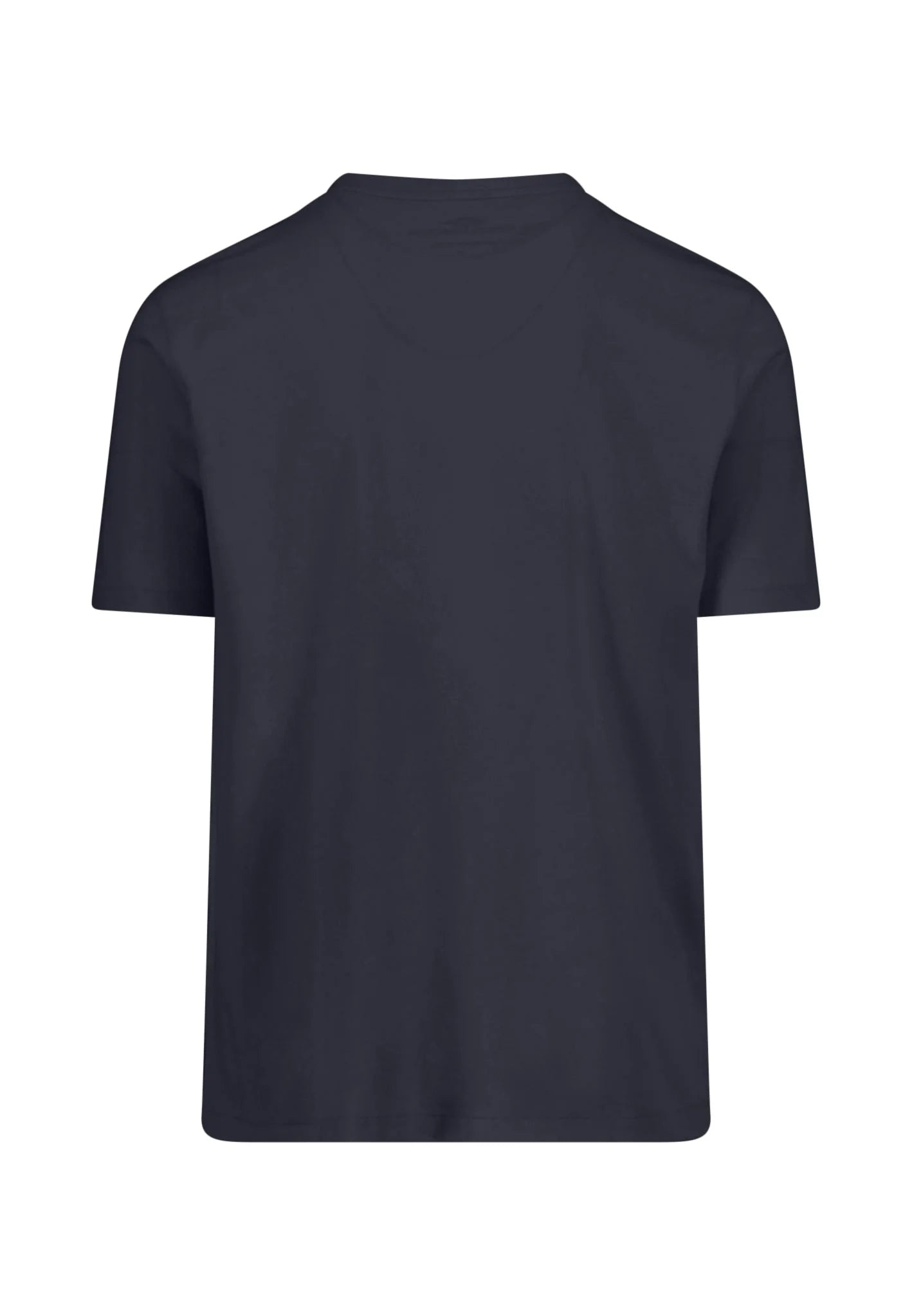 Fynch Hatton Cotton Round Neck T-Shirt - Navy