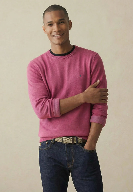 Fynch Hatton Round Neck Knit - Malaga
