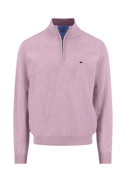 Fynch Hatton Superfine Troyer Zip - Magnolia