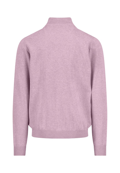 Fynch Hatton Superfine Troyer Zip - Magnolia