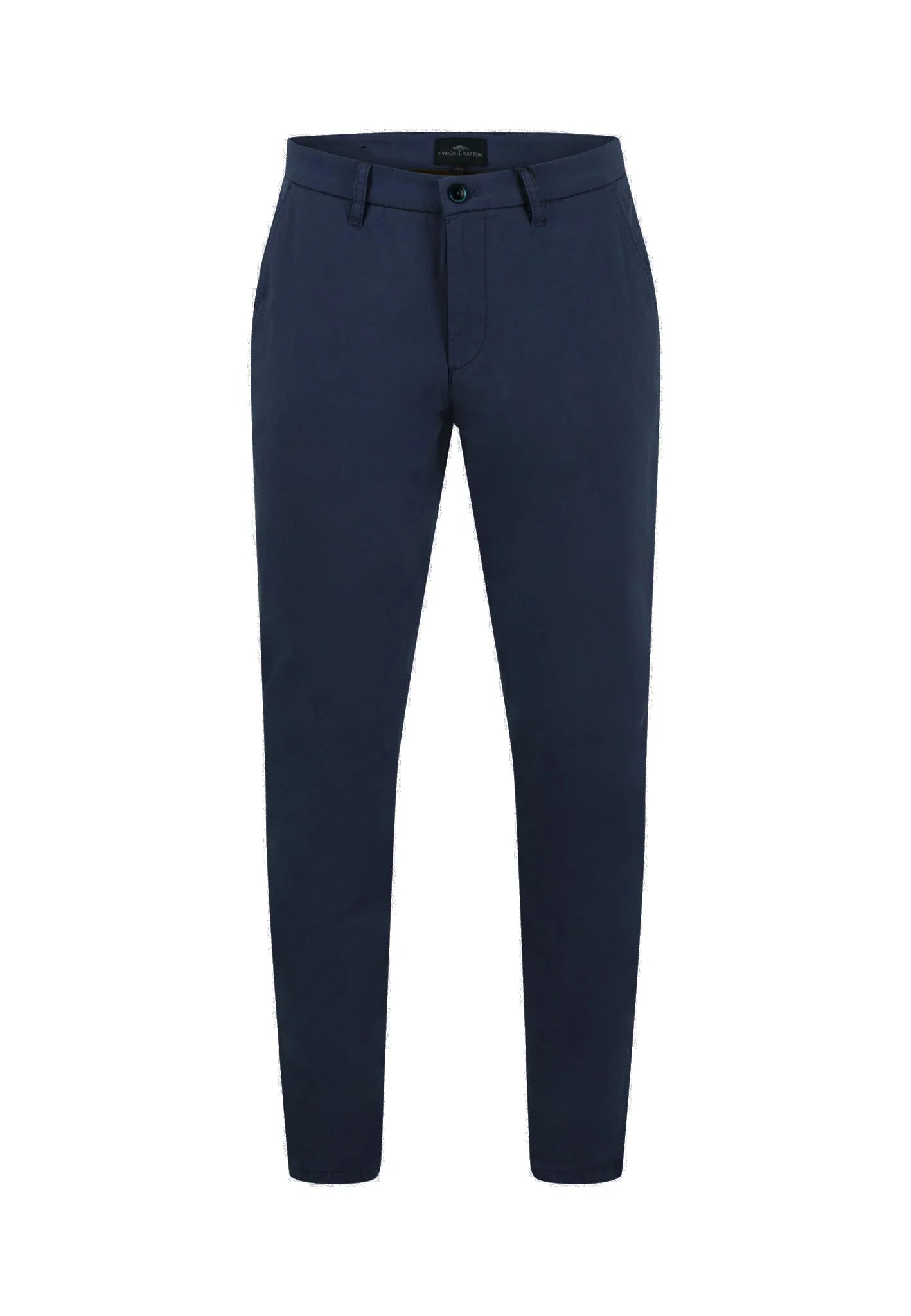 Fynch Hatton Basic Cotton Chino - Dark Navy