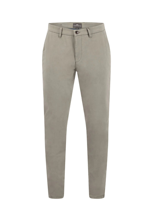 Fynch Hatton Basic Cotton Chino - Khaki