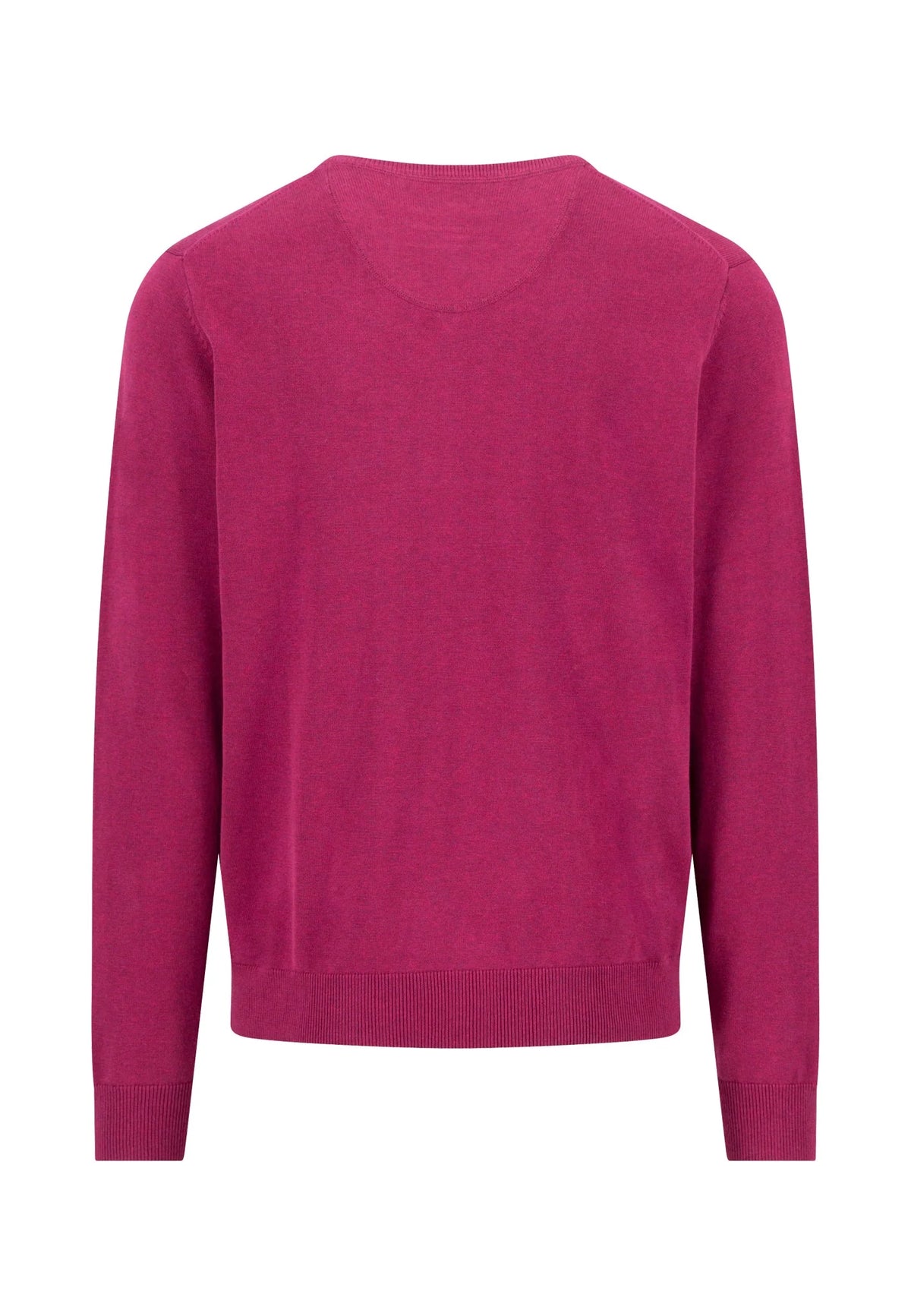 Fynch Hatton V-Neck Superfine Knit -Grape