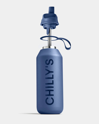 Chilly's S2 Flip 500ml Bottle - Whale Blue