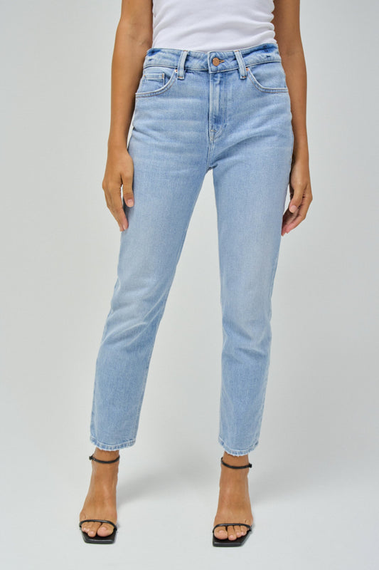 Salsa True Cropped Slim Jean - Vintage Wash