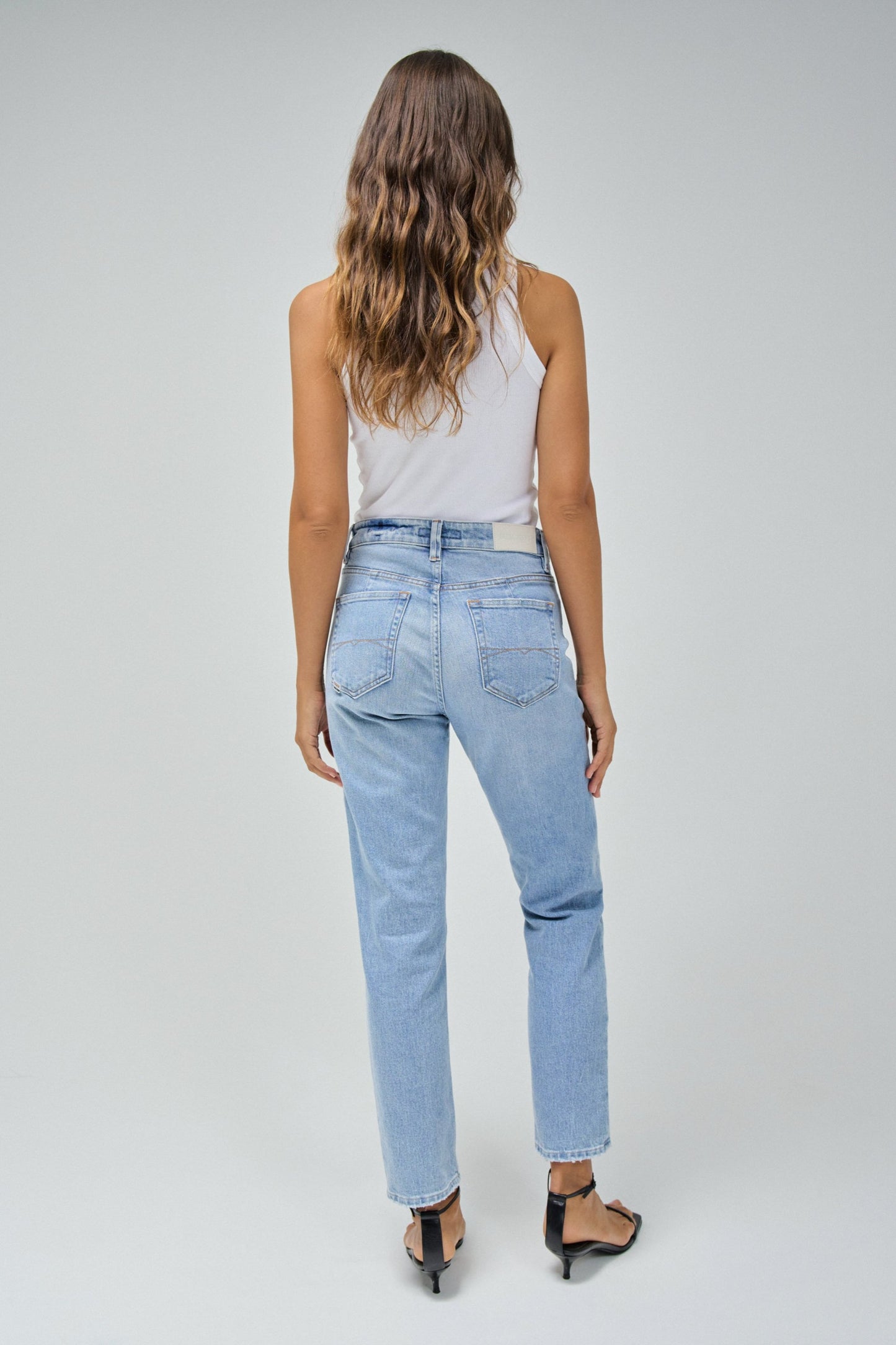 Salsa True Cropped Slim Jean - Vintage Wash