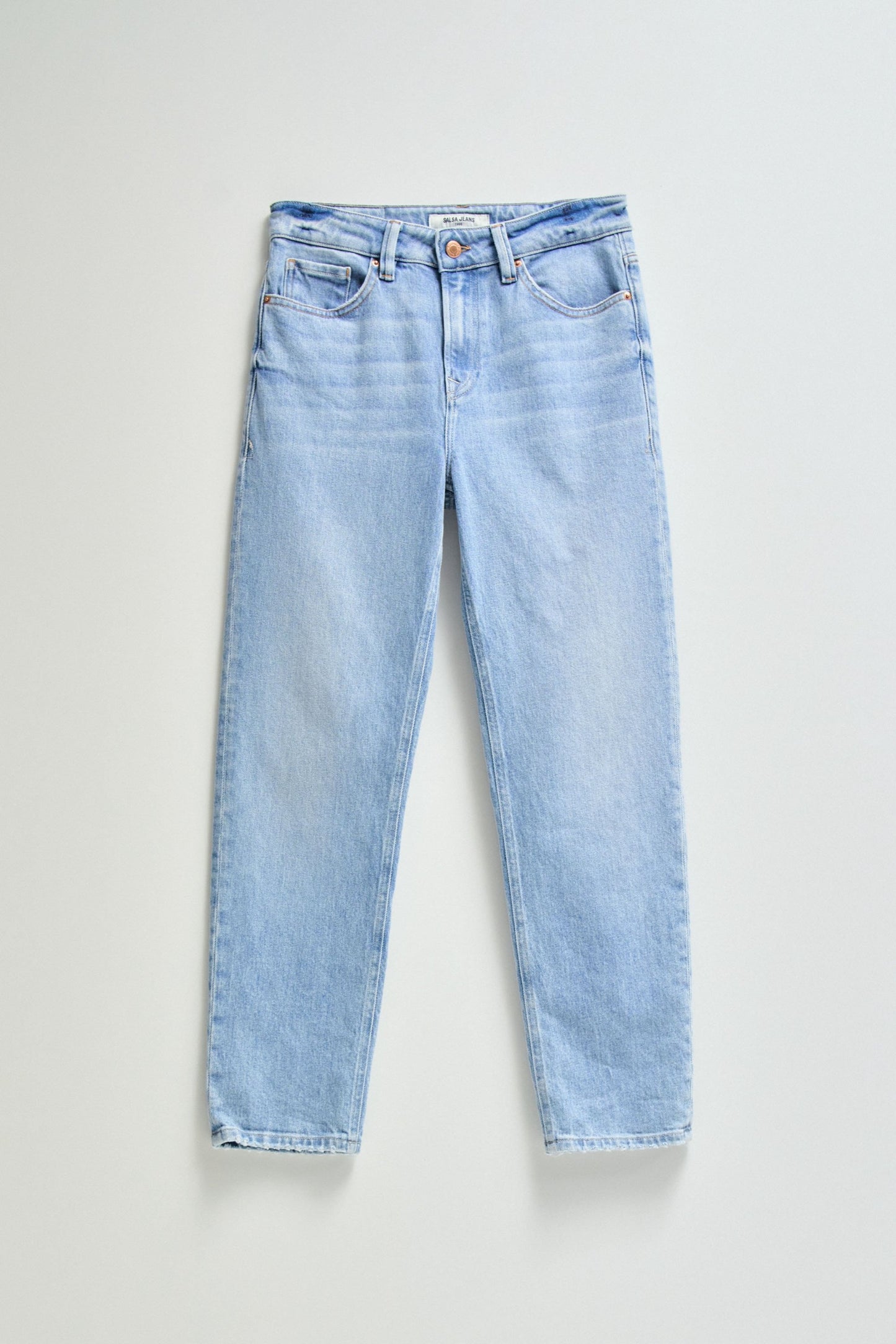 Salsa True Cropped Slim Jean - Vintage Wash