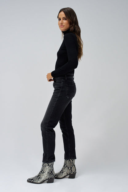 Salsa Jeans True Cropped Slim Jean - Noir