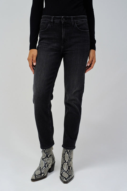 Salsa Jeans True Cropped Slim Jean - Noire