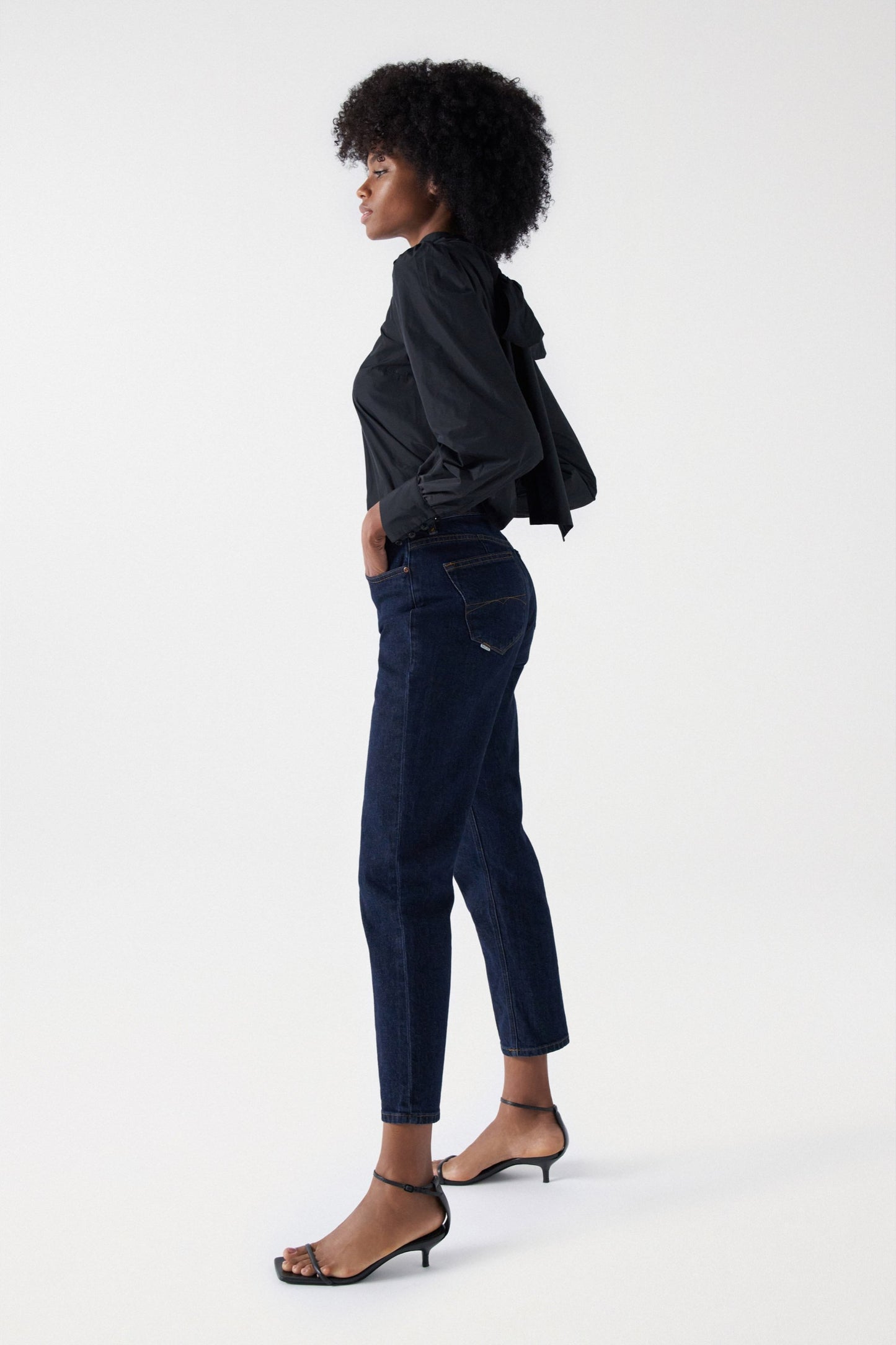 Salsa True Slim Cropped - Dark Wash