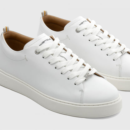 Ambitious Lewis Minimal Sneaker - White