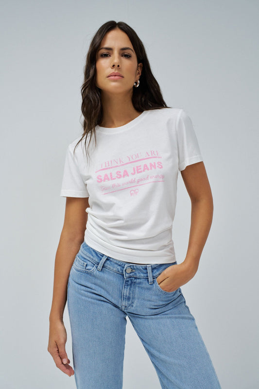 Salsa Printed T-Shirt - White