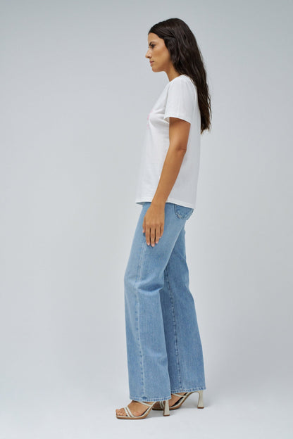 Salsa Printed T-Shirt - White