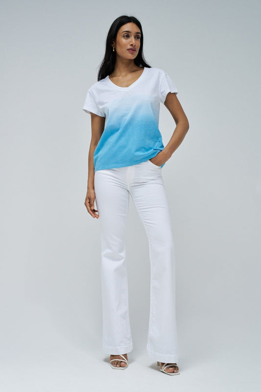 Salsa Jeans Gradiant T-Shirt - Blue Fade