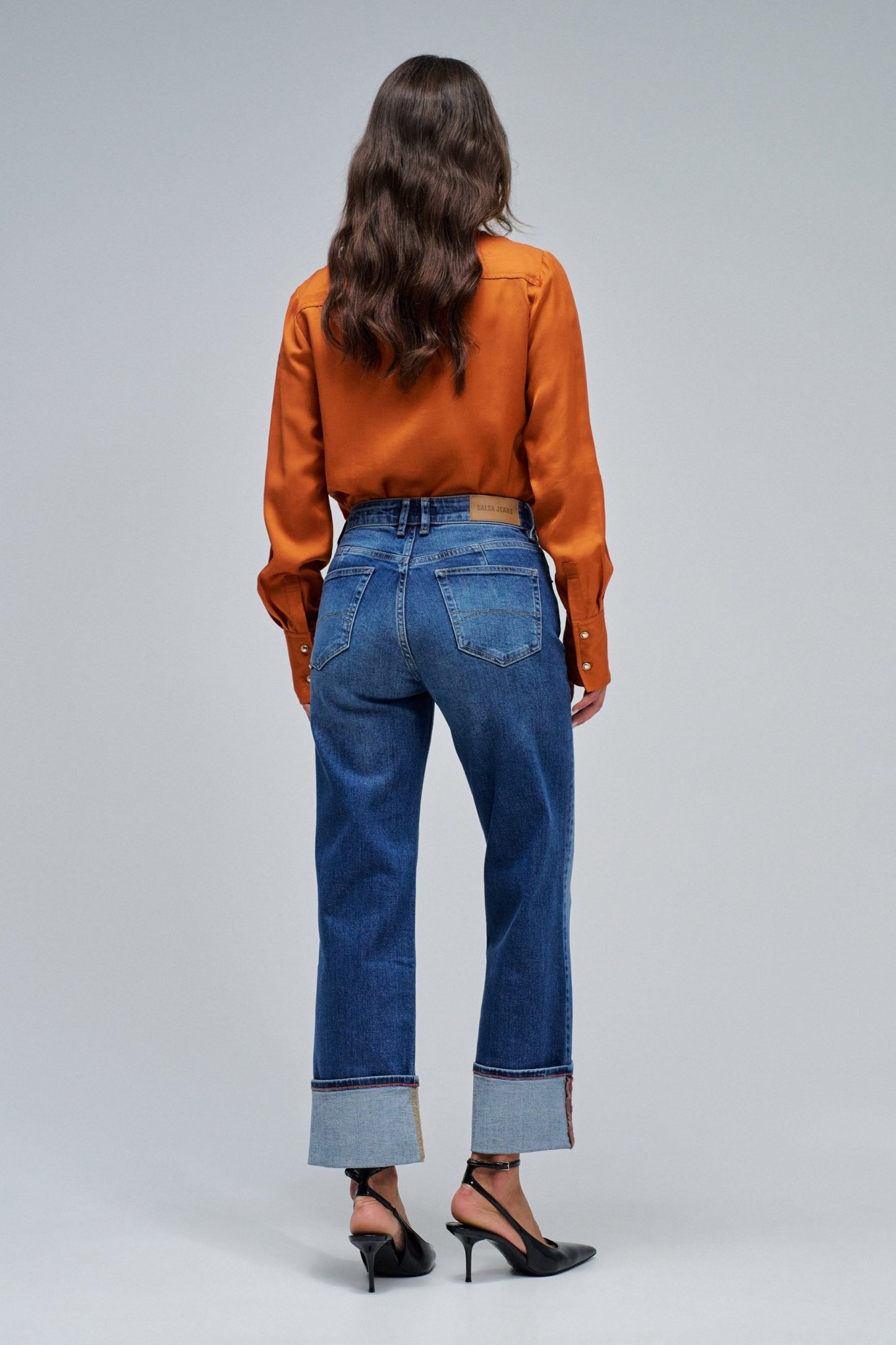 Salsa Tailored High Rise Straight Leg Jeans