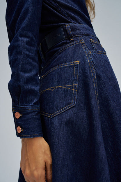 Salsa Midi Denim Dress