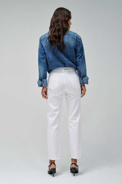 Salsa Jeans Tailored High Rise Cropped Slim Leg