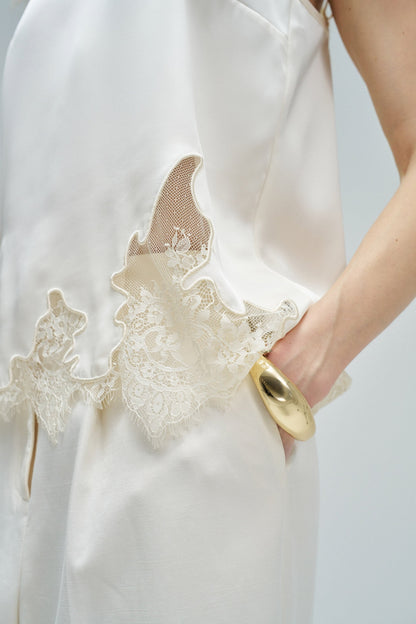 Salsa Jeans Lace Camisole - Cream