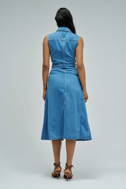 Salsa Jeans Denim Midi Dress