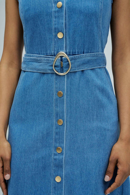 Salsa Jeans Denim Midi Dress