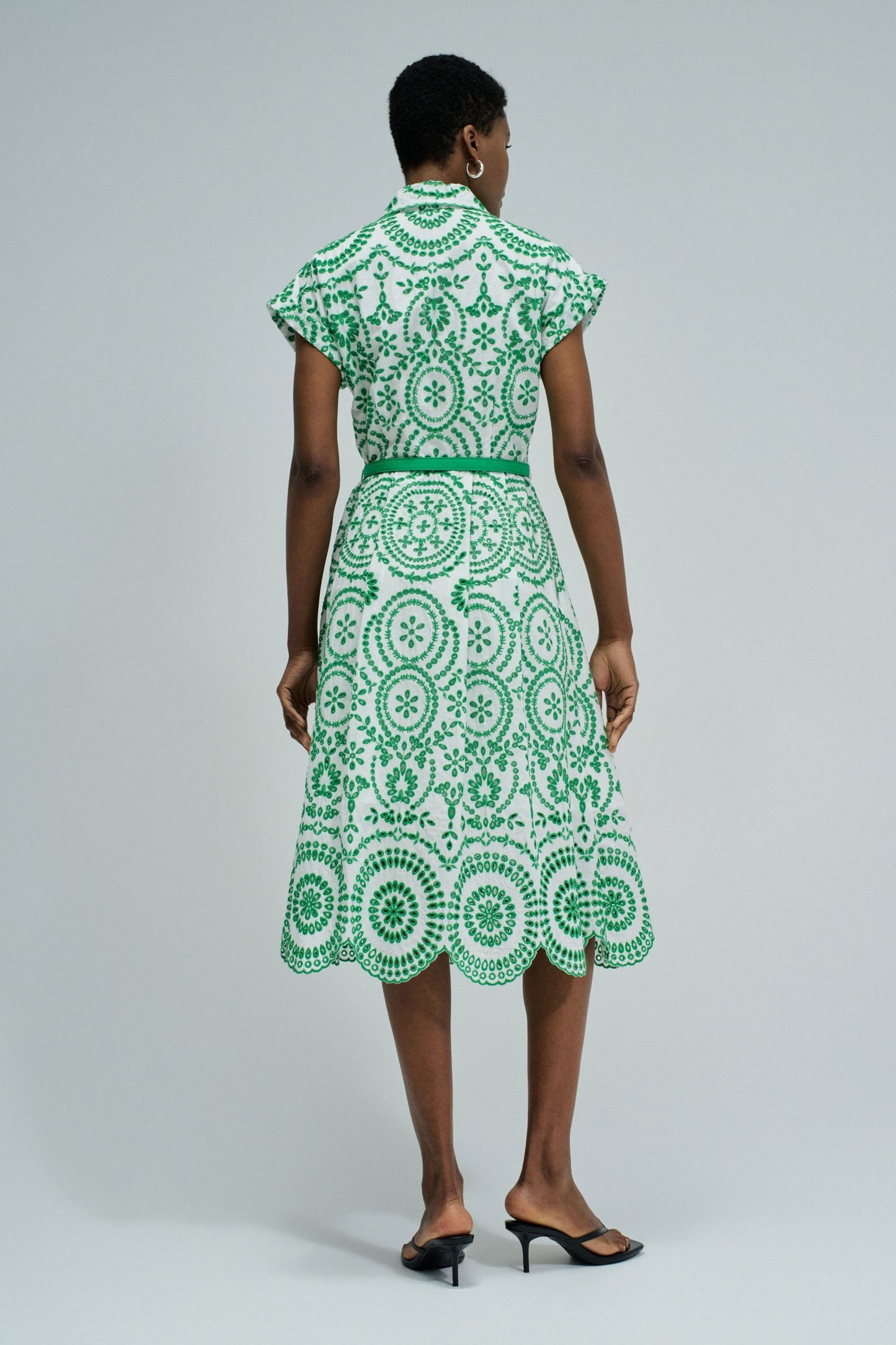 Salsa Jeans Embroidery Dress - Green