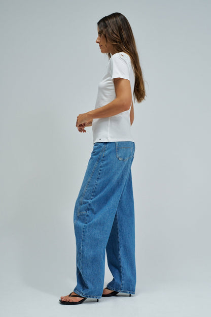 Salsa  Jeans Lace Detail T-Shirt - White