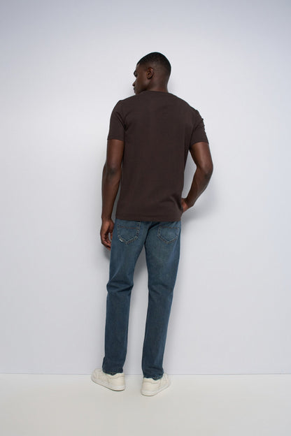 Salsa Jeans Men's Tee - Brown