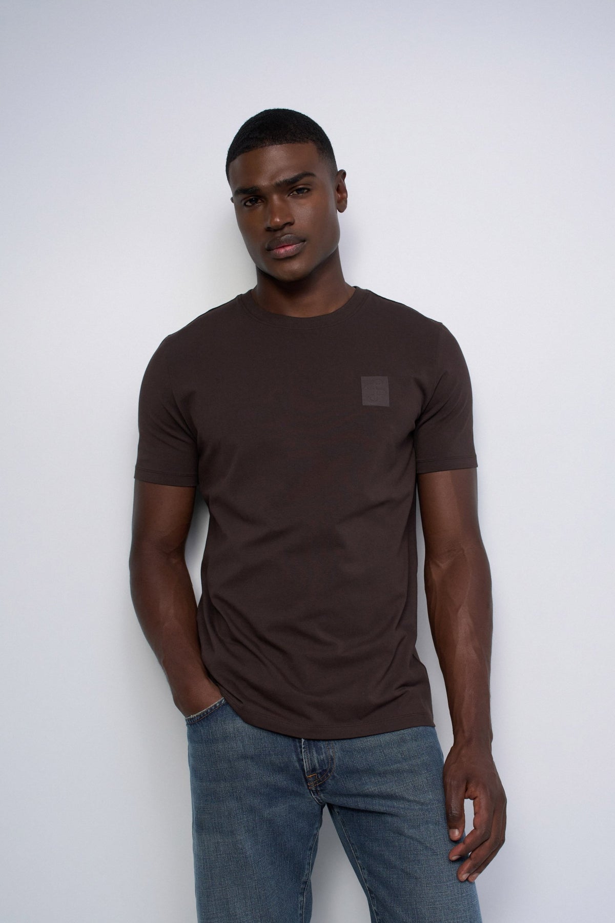 Salsa Jeans Men's Tee - Brown
