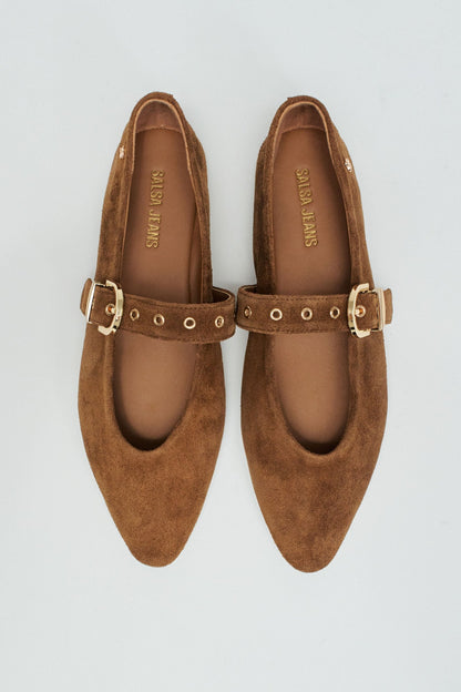 Salsa Jeans Suede Pumps - Tan