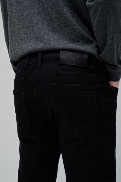Salsa Medium Rise Slim Leg Jeans - Black