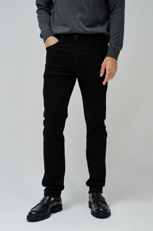Salsa Medium Rise Slim Leg Jeans - Black