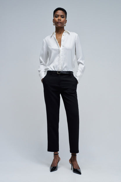 Salsa Jeans Slim Fit Chino Trousers - Black