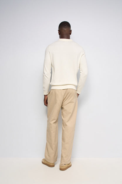 Salsa Jeans Mens Polo - Cream