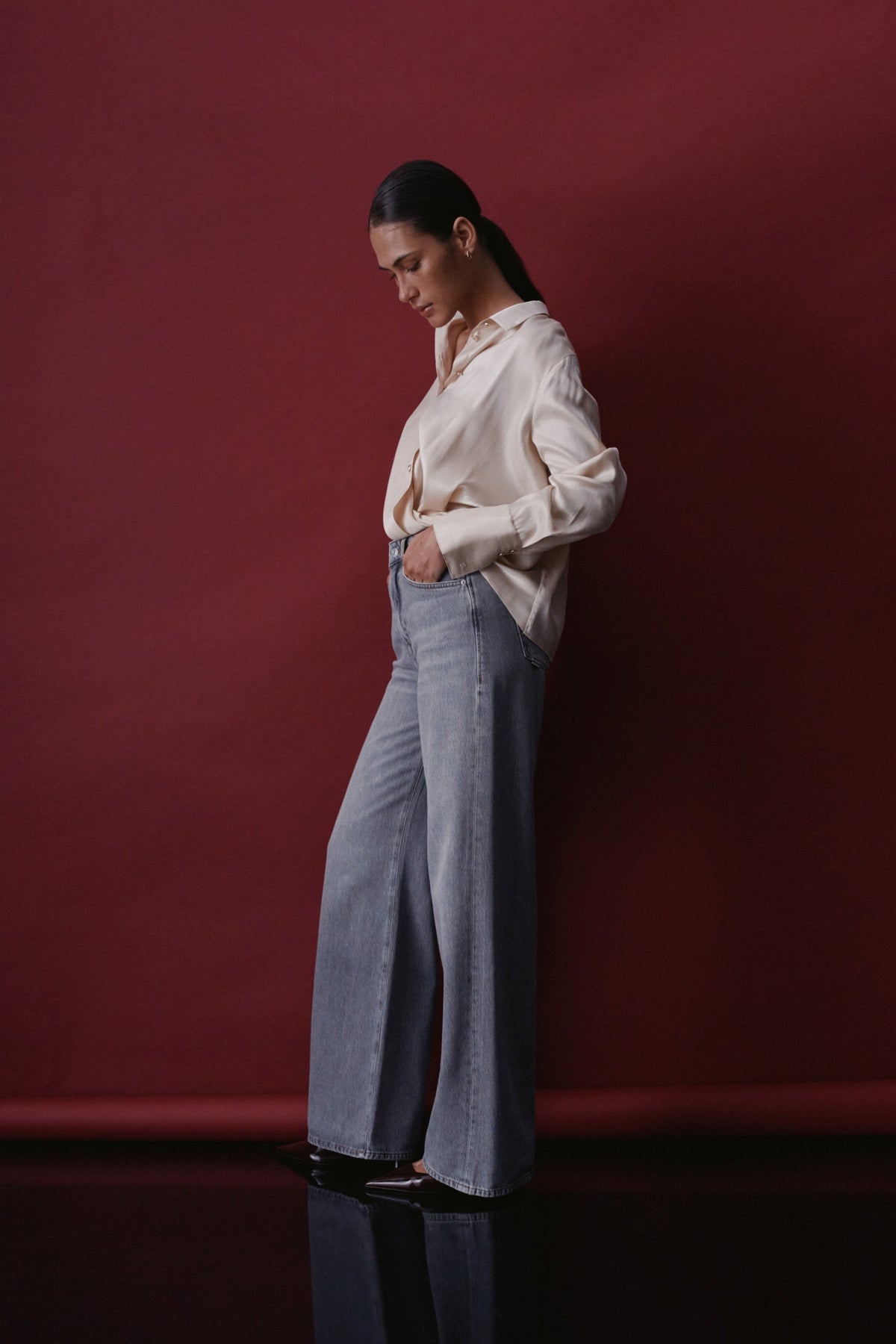 Salsa Jeans Shimmer Blouse - Champagne