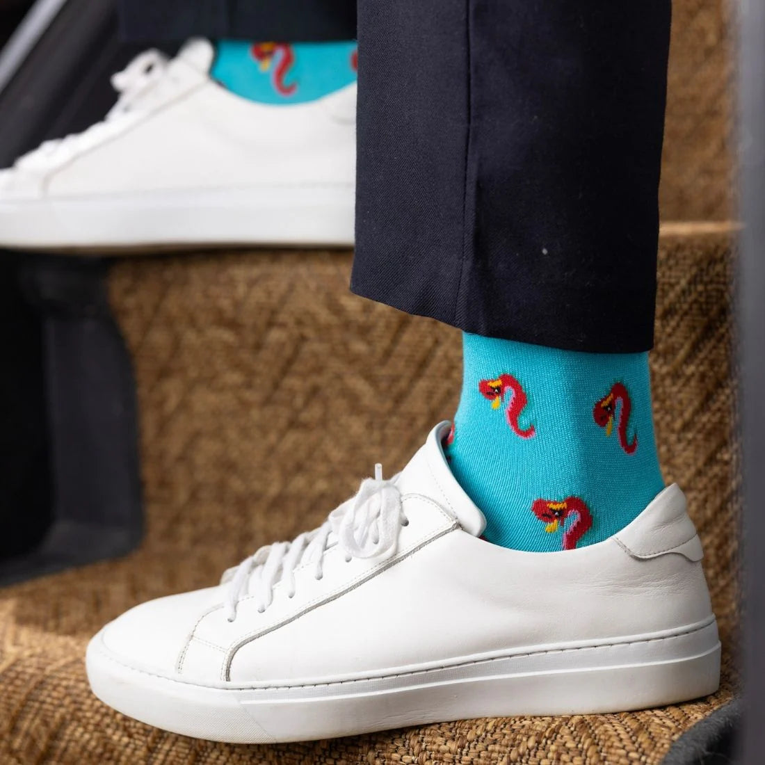 Swole Panda Bamboo Socks - Dragon