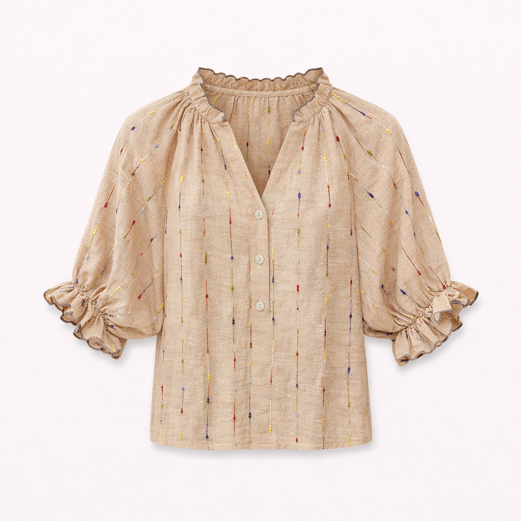 ORFEO Paris Clery Blouse - Beige