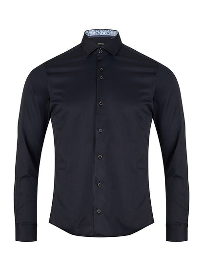 Remus Uomo Classic Kirk Slim Shirt - Black