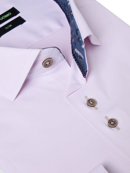 Remus Uomo Kirk Slim Fit Shirt - Pink