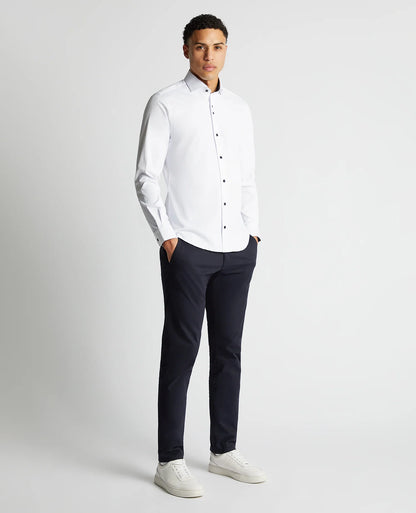 Remus Uomo Frank Tapered  Shirt - White