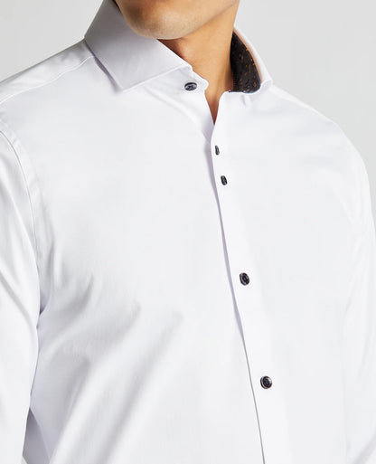 Remus Uomo Frank Tapered  Shirt - White