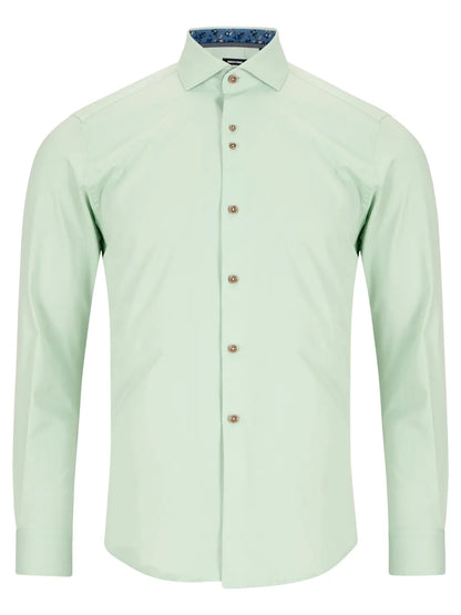 Remus Uomo Tapered Frank Shirt - Light Green