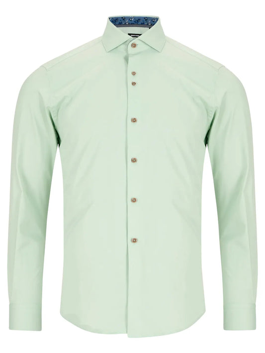 Remus Uomo Tapered Frank Shirt - Light Green