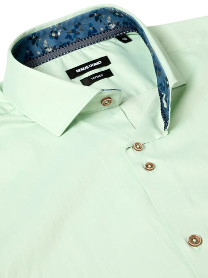 Remus Uomo Tapered Frank Shirt - Light Green
