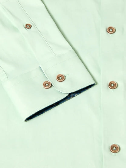 Remus Uomo Tapered Frank Shirt - Light Green
