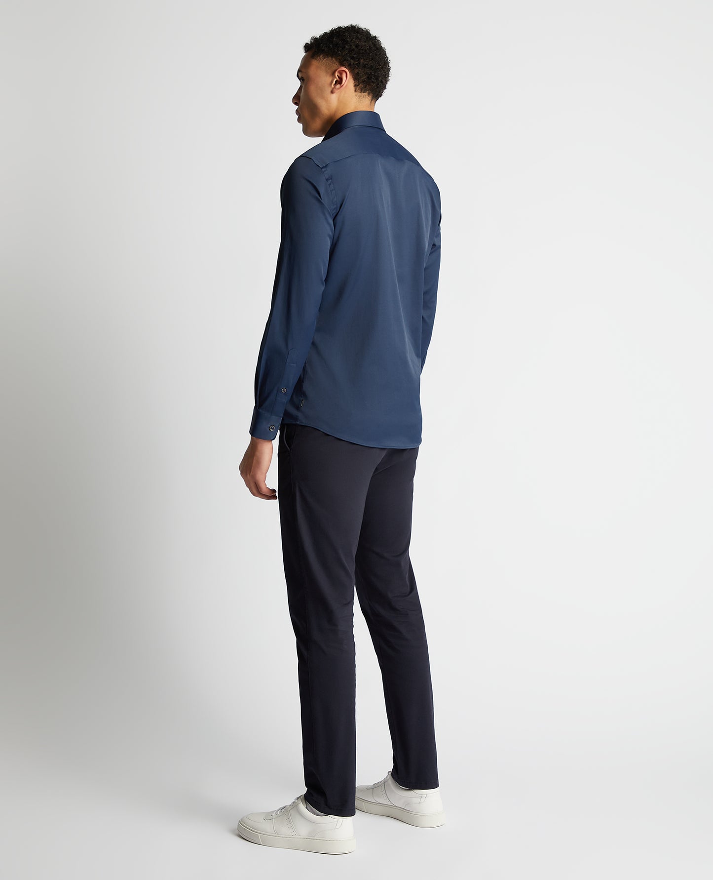 Remus Uomo Frank Tapered Shirt - Navy